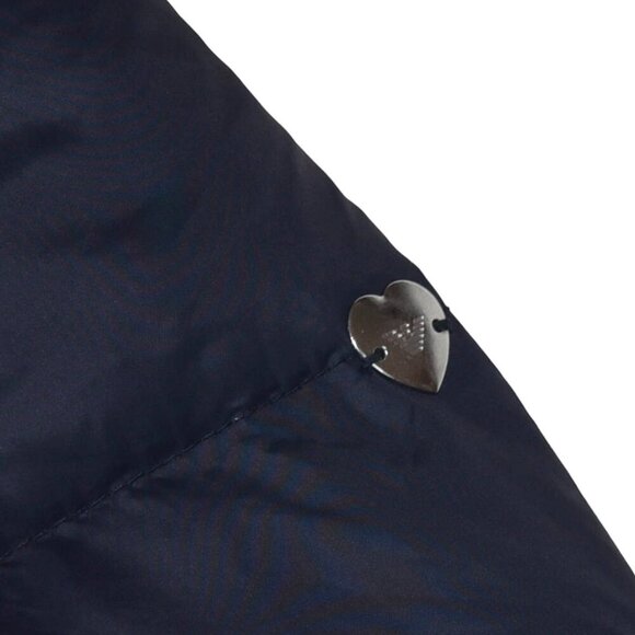 ARMANI JUNIOR Duck Down Puffer Jacket Parka Navy Preppy Luxury Winter Coat 8 A - Picture 7 of 9